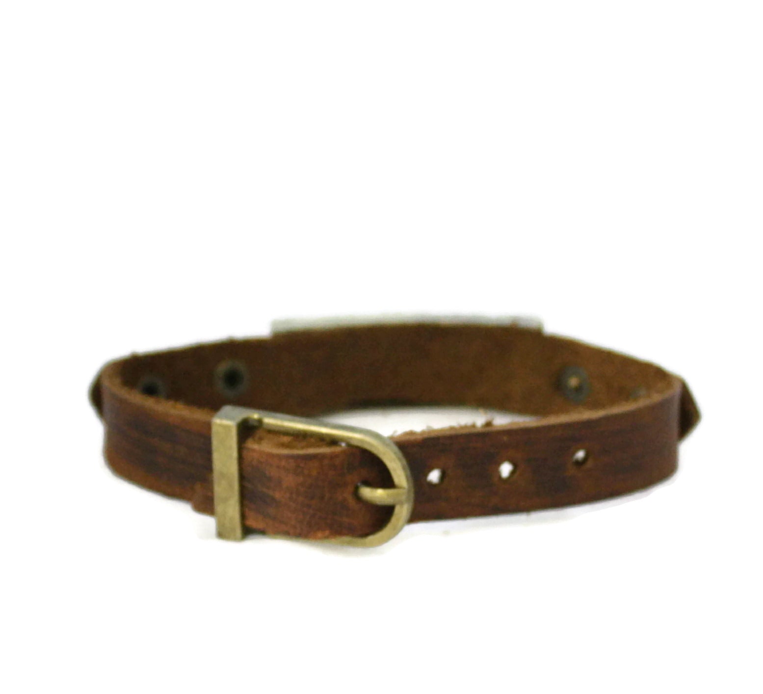 Studded Cross Leather Essential Oil Bracelet- Unisex Men/Women-Diffuser Bracelet-Destination Oils