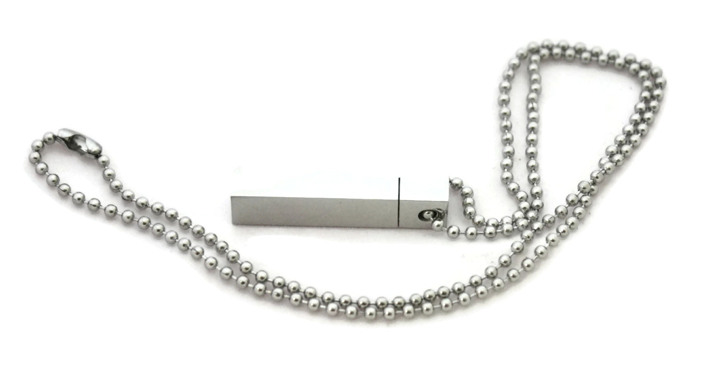 AromaVial Stainless Steel Necklace/ Rear View Mirror Diffuser-Diffuser Necklace-Destination Oils