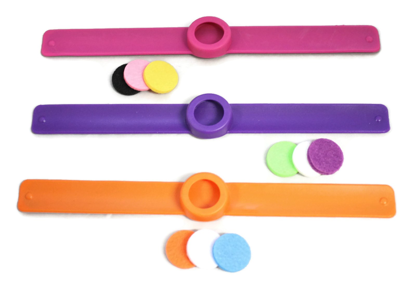 Sweet Kids Essential Oil Diffuser Silicone Slap Bracelet- Set of 3-Diffuser Bracelet-Destination Oils